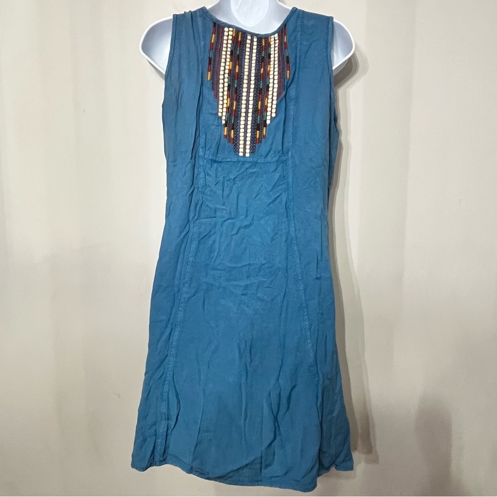 Parsley & Sage Dress M Aztec Southwest Sleeveless Summer Hippie Lightweight - Picture 3 of 6